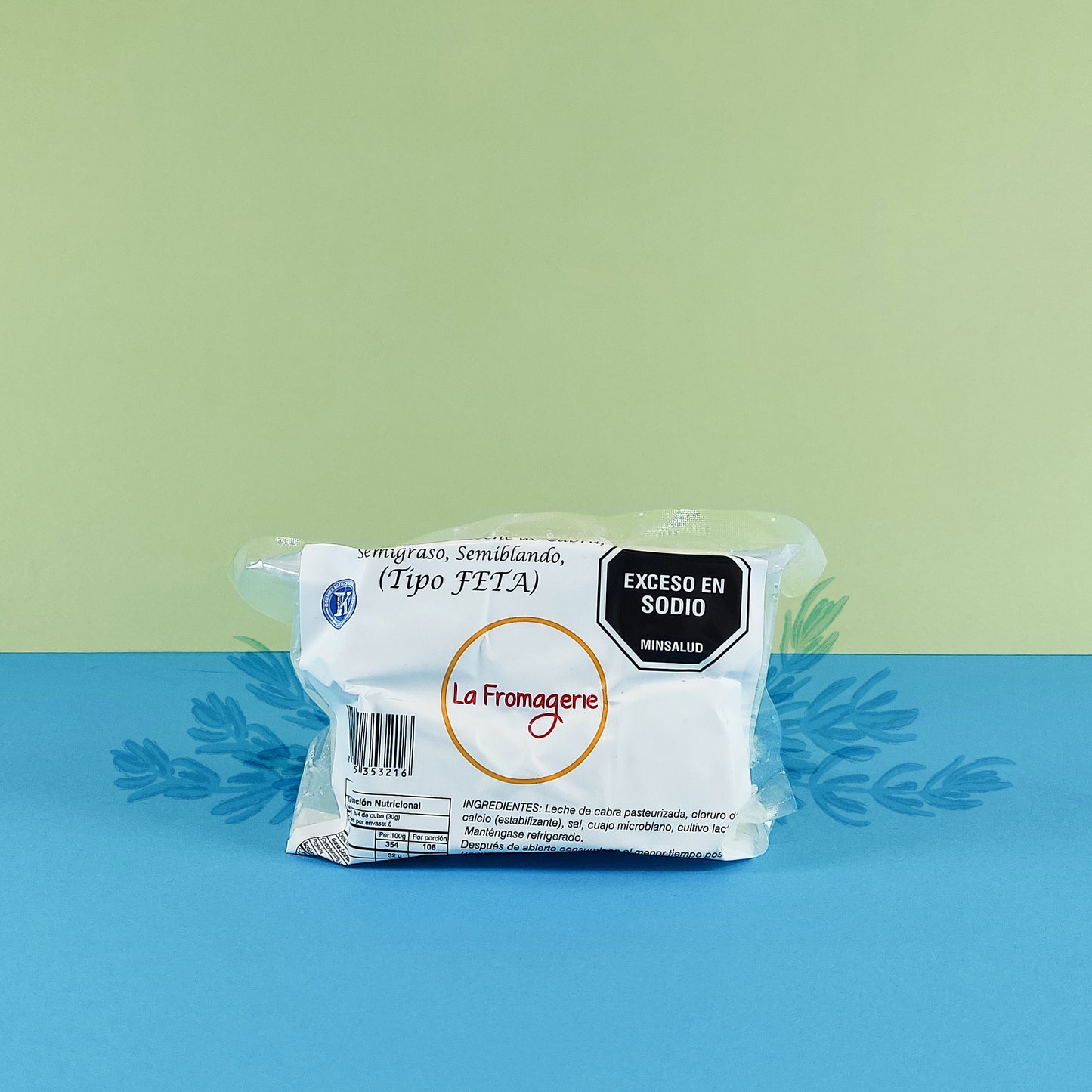 Queso tipo feta de cabra al vacío