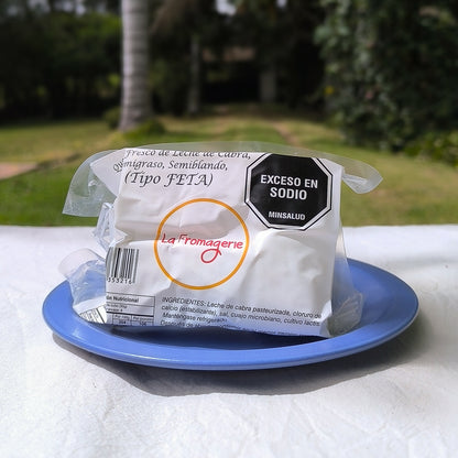 Queso tipo feta de cabra al vacío
