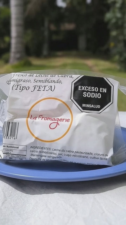 Queso tipo feta de cabra al vacío