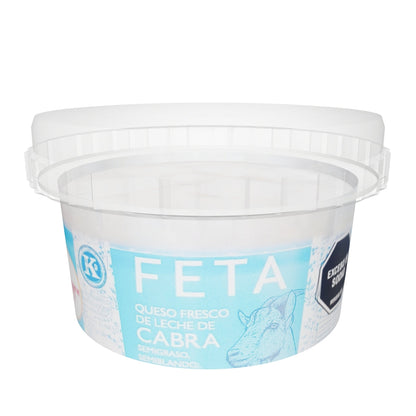 Queso tipo feta de cabra en salmuera